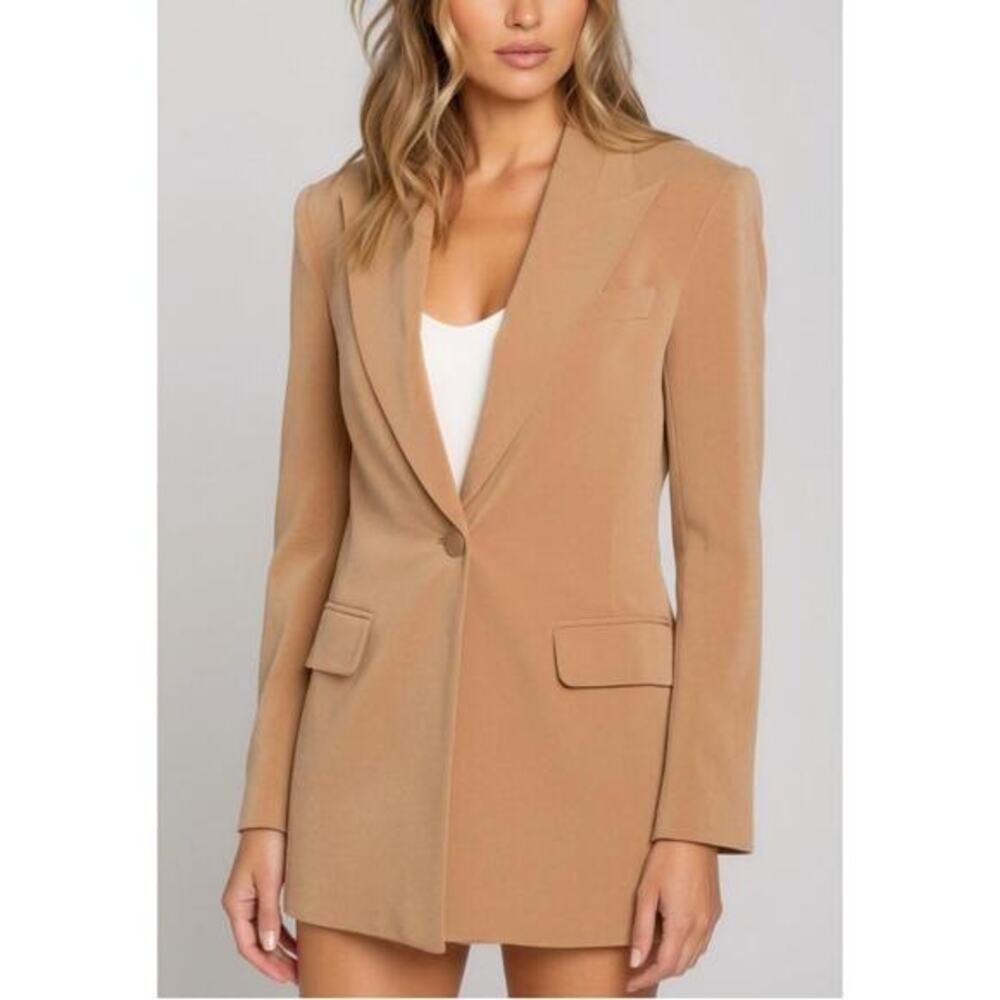 Camila Coelho S Morena Blazer Nude Toffee